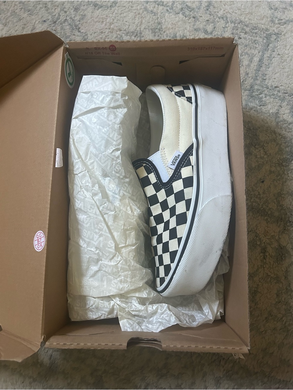 Vans Checkerboard Platform